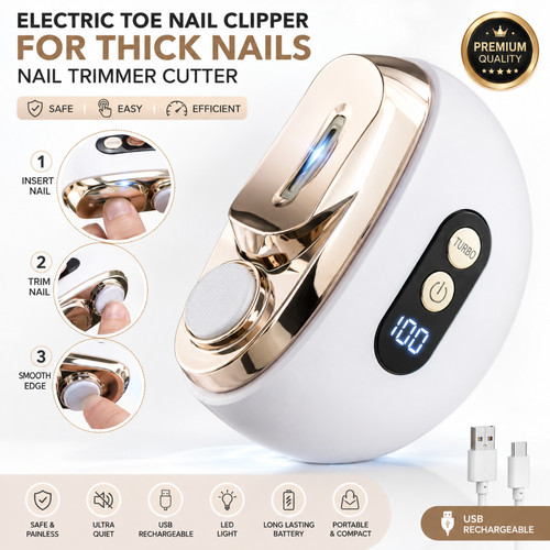 Electric toe nail - nail, clippers