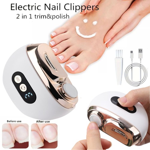Electric toe nail clippers - toe, for