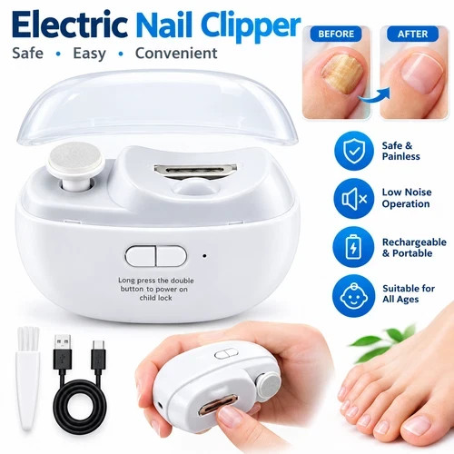 Electric toe nail clippers for - nail,