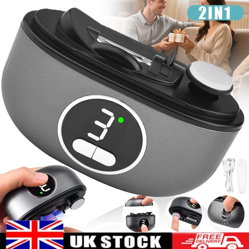Electric toe nail clippers - electric, for