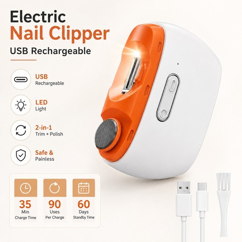 Electric nail clippers usb - electric,