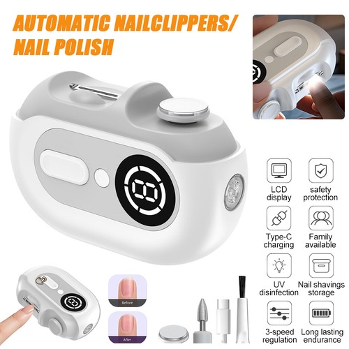 4in1 electric nail clippers - nail,