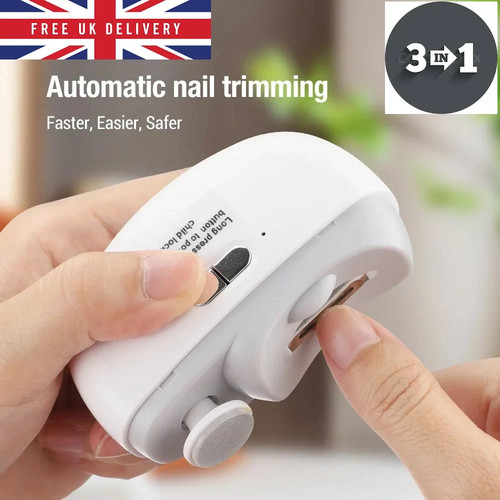 3in1 electric nail clippers - electric,